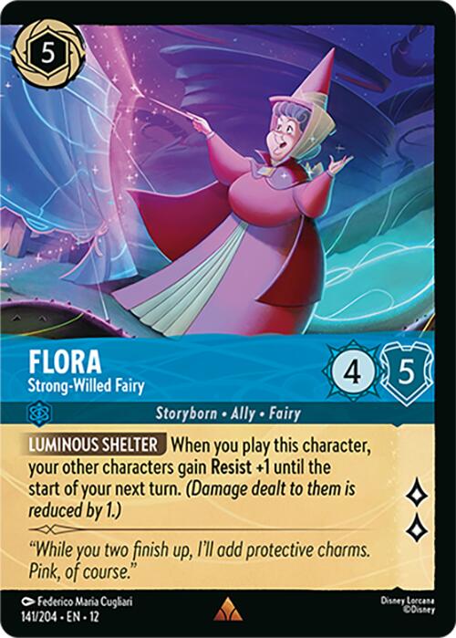 Flora - Strong-Willed Fairy (Foil) (141/204) [Wilds Unknown] | I Want That Stuff Brandon