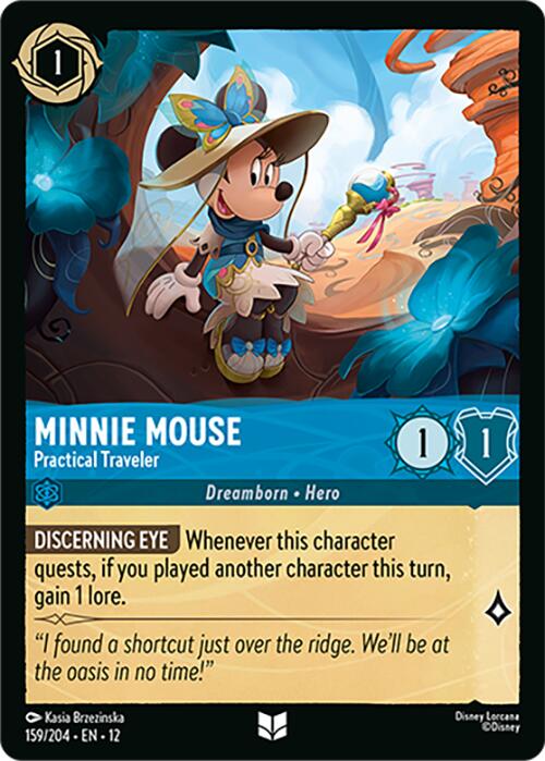 Minnie Mouse - Practical Traveler (159/204) [Wilds Unknown] | I Want That Stuff Brandon