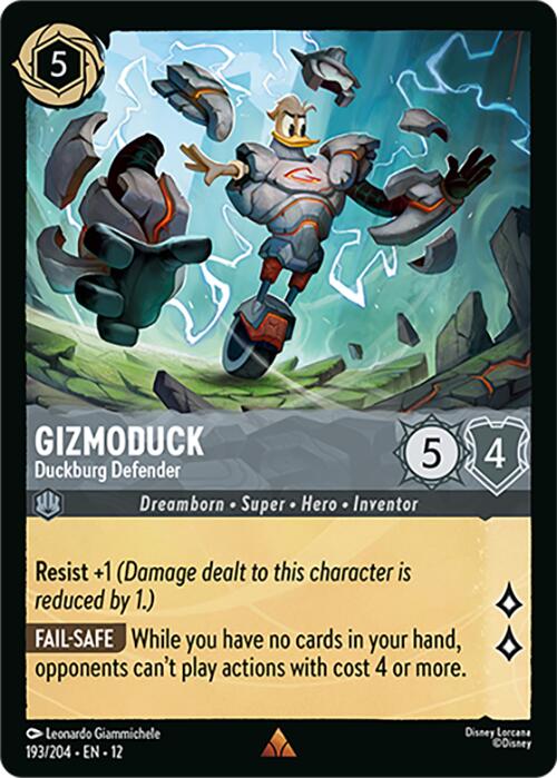 Gizmoduck - Duckburg Defender (193/204) [Wilds Unknown] | I Want That Stuff Brandon