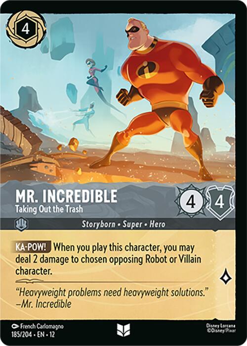 Mr. Incredible - Taking Out the Trash (Foil) (185/204) [Wilds Unknown] | I Want That Stuff Brandon