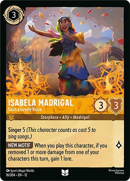 Isabela Madrigal - Such a Lovely Voice (16/204) [Wilds Unknown] | I Want That Stuff Brandon