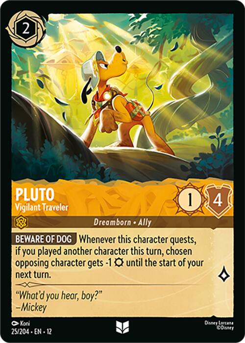 Pluto - Vigilant Traveler (25/204) [Wilds Unknown] | I Want That Stuff Brandon