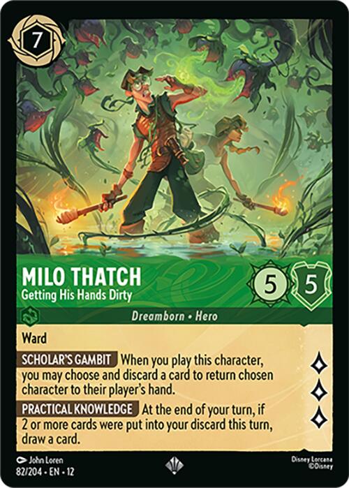 Milo Thatch - Getting His Hands Dirty (82/204) [Wilds Unknown] | I Want That Stuff Brandon