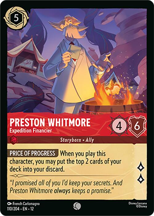 Preston Whitmore - Expedition Financier (110/204) [Wilds Unknown] | I Want That Stuff Brandon