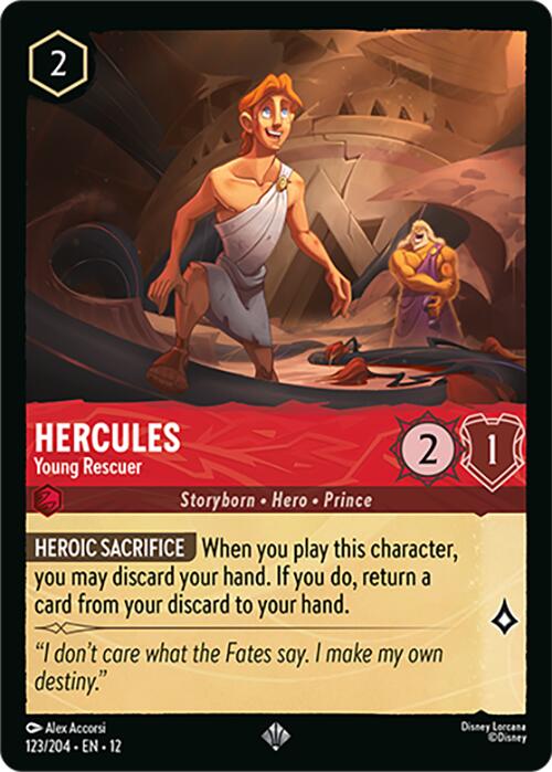 Hercules - Young Rescuer (123/204) [Wilds Unknown] | I Want That Stuff Brandon