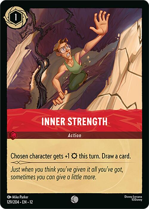 Inner Strength (129/204) [Wilds Unknown] | I Want That Stuff Brandon