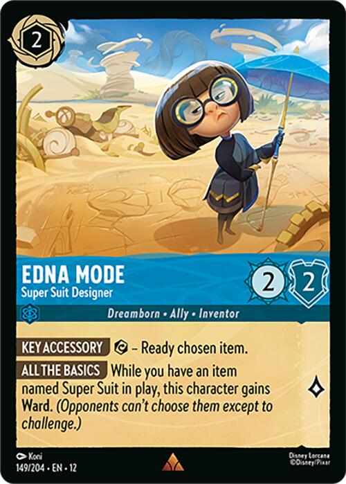 Edna Mode - Super Suit Designer (149/204) [Wilds Unknown] | I Want That Stuff Brandon