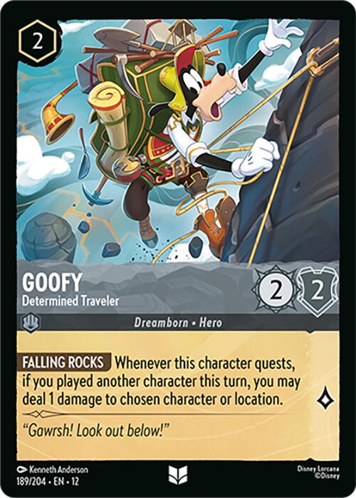 Goofy - Determined Traveler (189/204) [Wilds Unknown] | I Want That Stuff Brandon