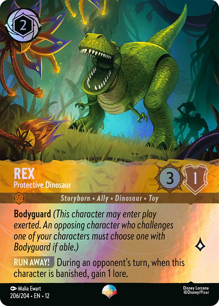 Rex - Protective Dinosaur (Epic) (206/204) [Wilds Unknown] | I Want That Stuff Brandon