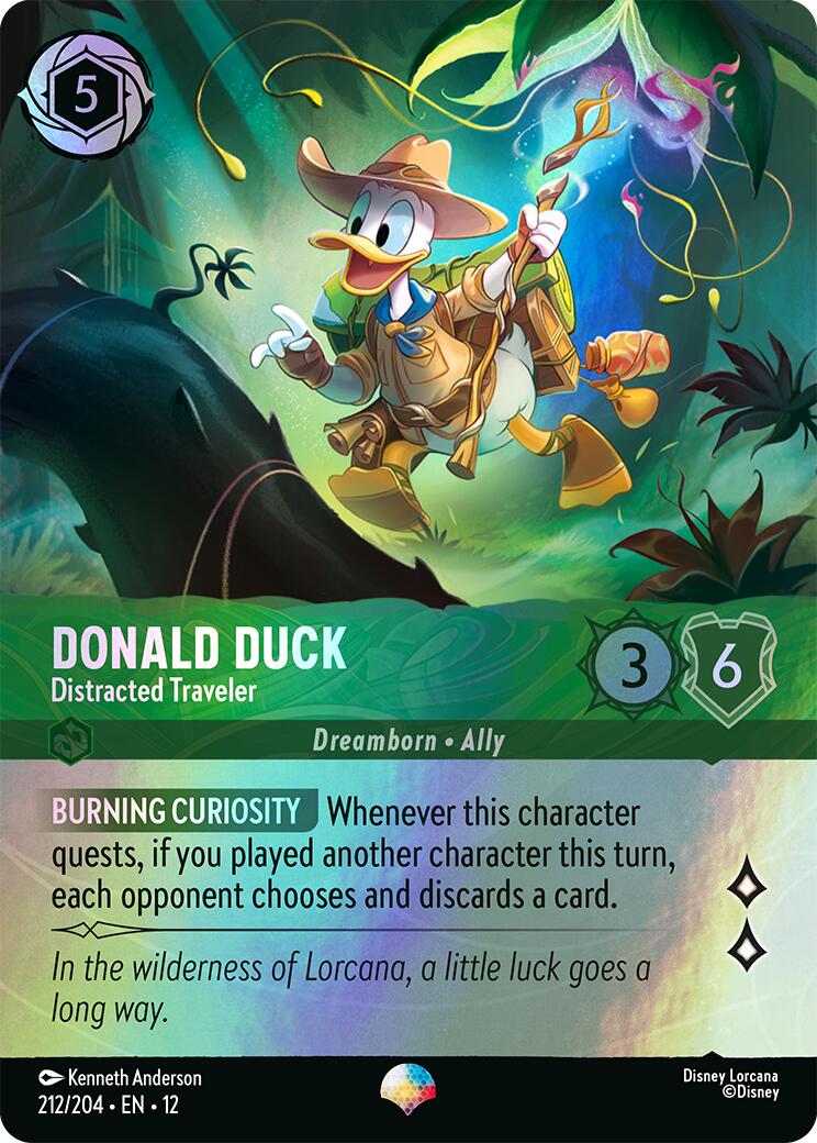 Donald Duck - Distracted Traveler (Epic) (212/204) [Wilds Unknown] | I Want That Stuff Brandon