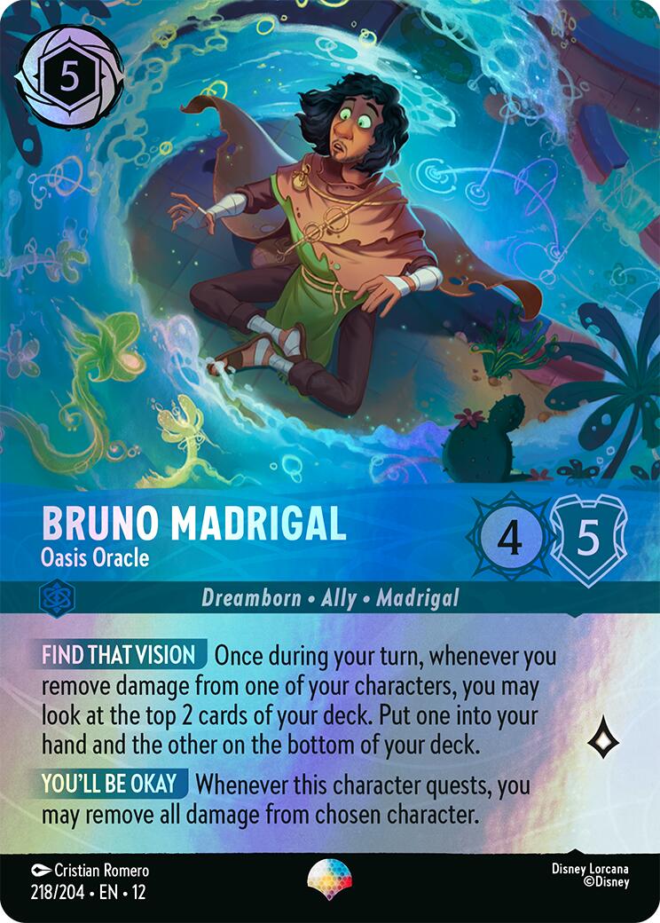 Bruno Madrigal - Oasis Oracle (Epic) (218/204) [Wilds Unknown] | I Want That Stuff Brandon