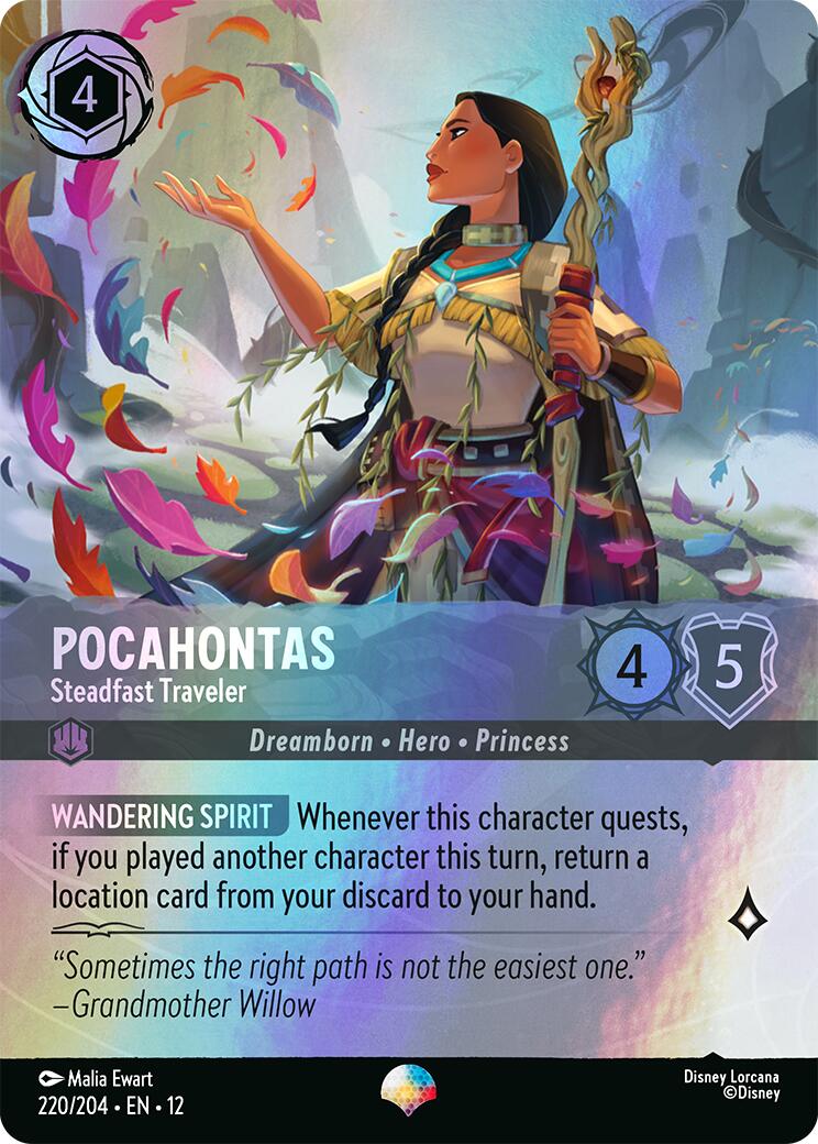 Pocahontas - Steadfast Traveler (Epic) (220/204) [Wilds Unknown] | I Want That Stuff Brandon