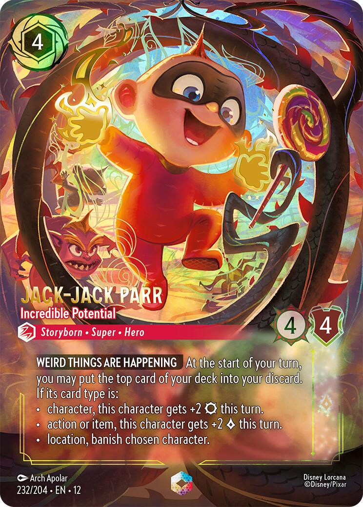 Jack-Jack Parr - Incredible Potential (Enchanted) (232/204) [Wilds Unknown] | I Want That Stuff Brandon