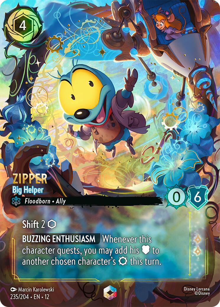 Zipper - Big Helper (Enchanted) (235/204) [Wilds Unknown] | I Want That Stuff Brandon
