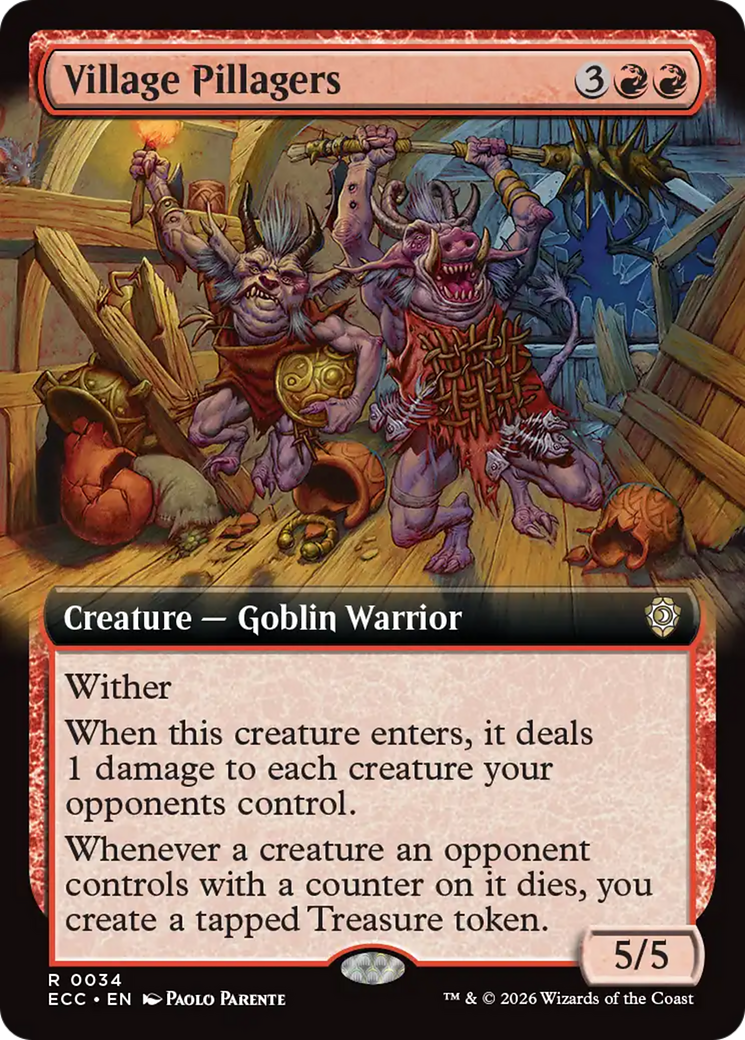 Village Pillagers (Extended Art) [Lorwyn Eclipsed Commander] | I Want That Stuff Brandon