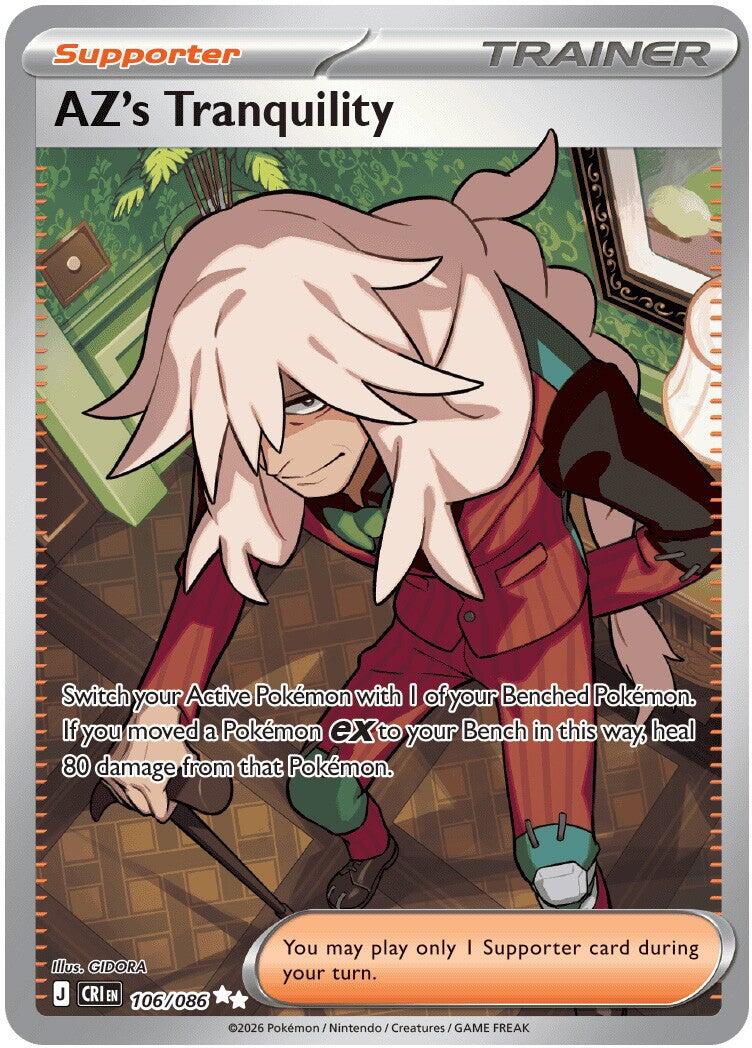 AZ's Tranquility (106/086) [Mega Evolution: Chaos Rising] | I Want That Stuff Brandon