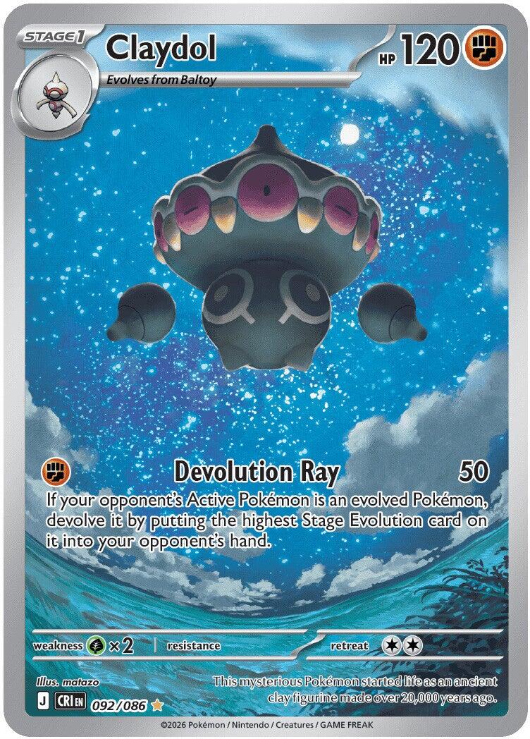 Claydol (092/086) [Mega Evolution: Chaos Rising] | I Want That Stuff Brandon