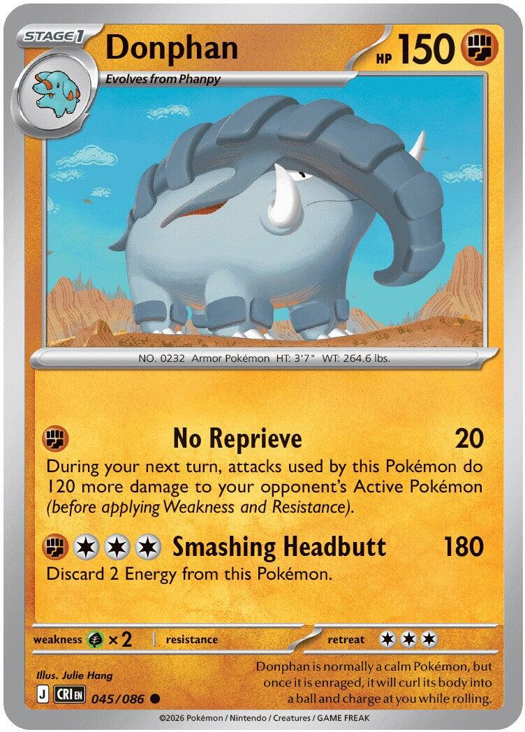 Donphan (045/086) [Mega Evolution: Chaos Rising] | I Want That Stuff Brandon