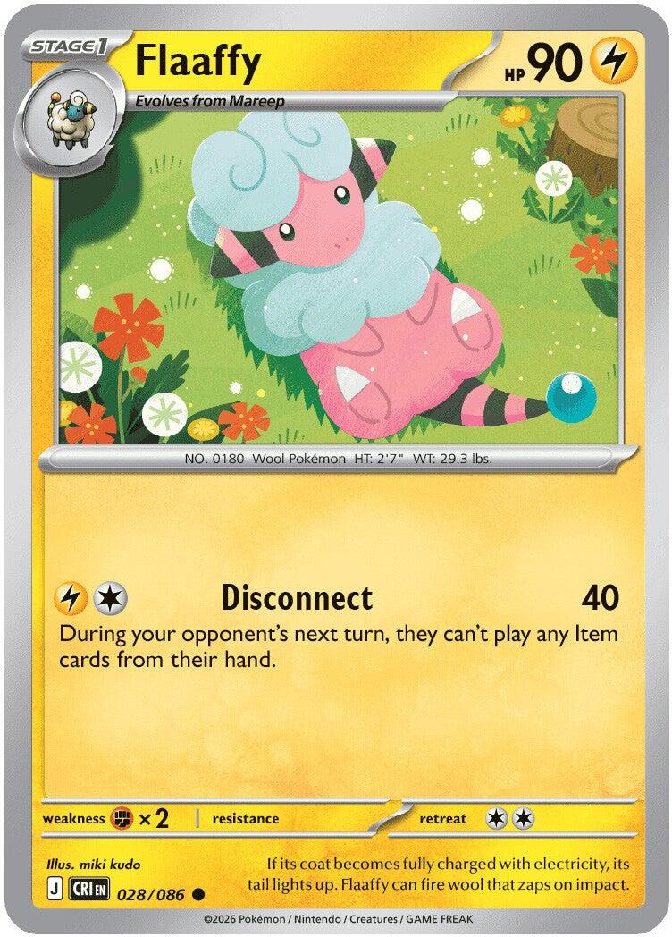 Flaaffy (028/086) [Mega Evolution: Chaos Rising] | I Want That Stuff Brandon
