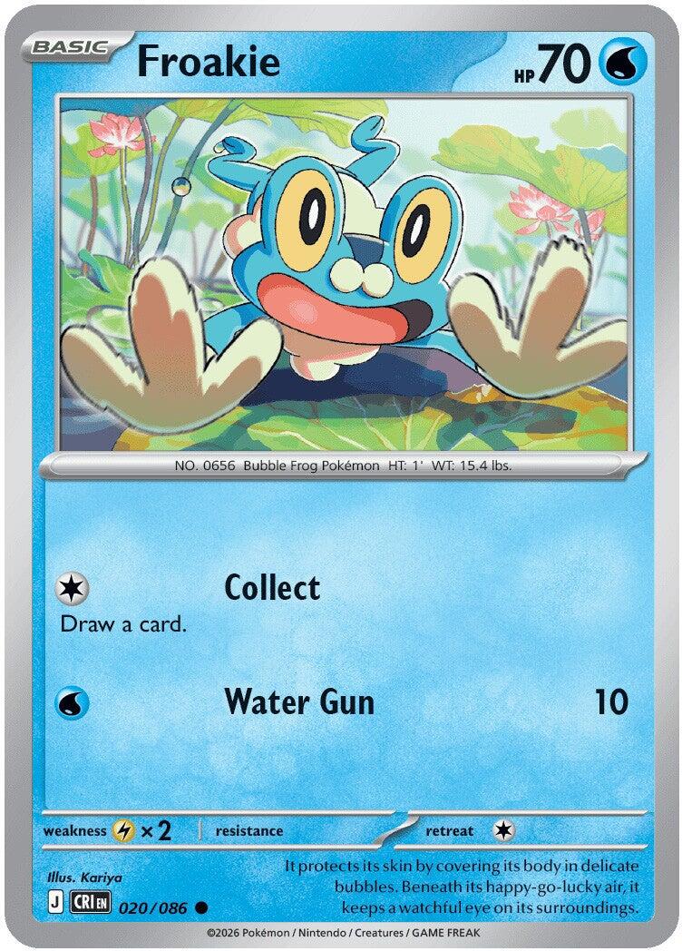Froakie (020/086) [Mega Evolution: Chaos Rising] | I Want That Stuff Brandon