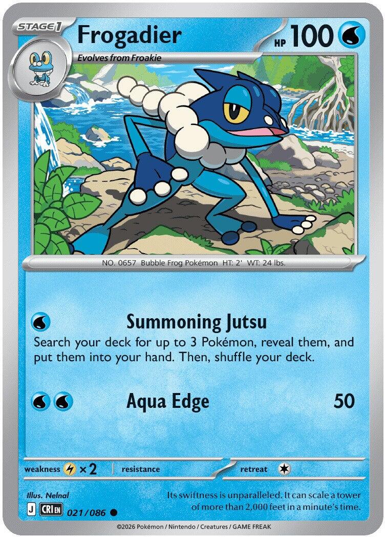 Frogadier (021/086) [Mega Evolution: Chaos Rising] | I Want That Stuff Brandon