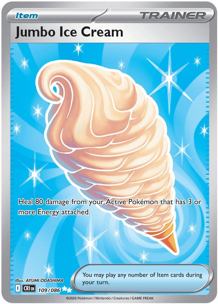 Jumbo Ice Cream (109/086) [Mega Evolution: Chaos Rising] | I Want That Stuff Brandon