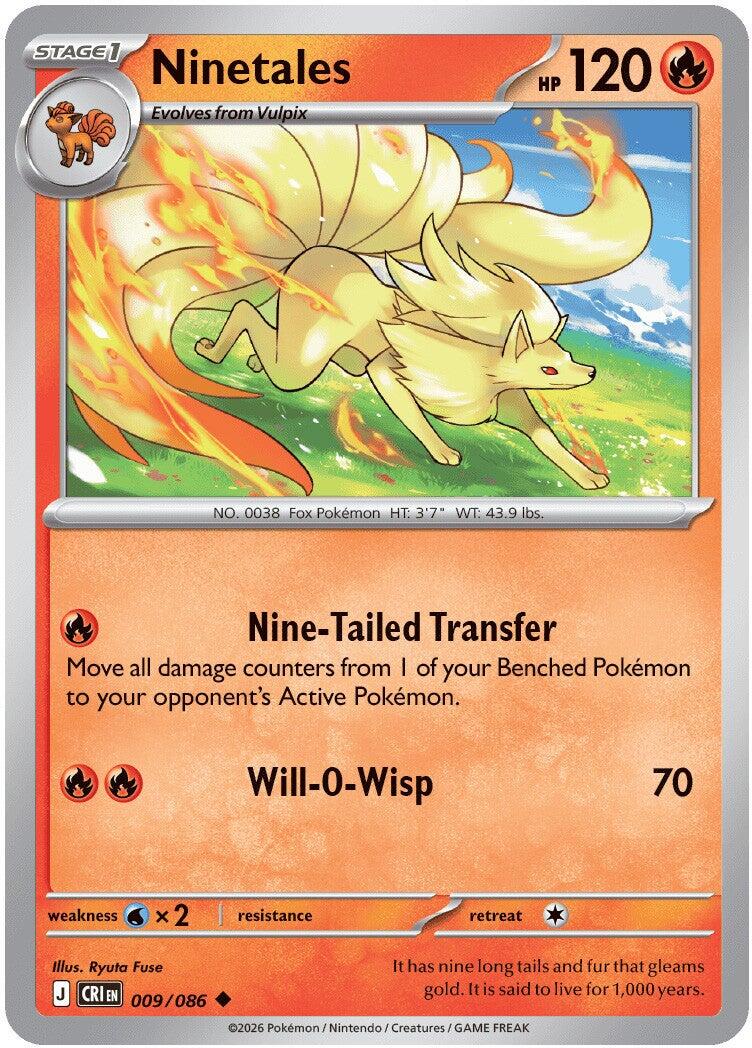 Ninetales (009/086) [Mega Evolution: Chaos Rising] | I Want That Stuff Brandon