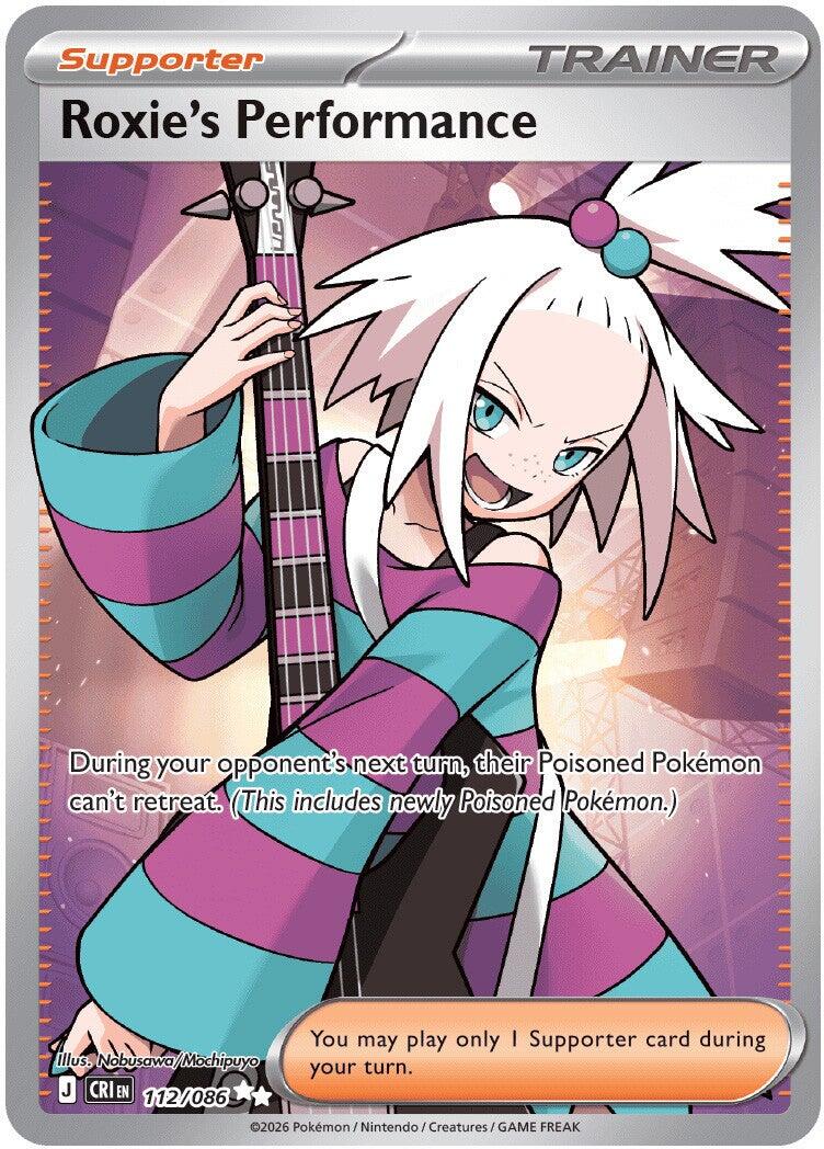 Roxie's Performance (112/086) [Mega Evolution: Chaos Rising] | I Want That Stuff Brandon