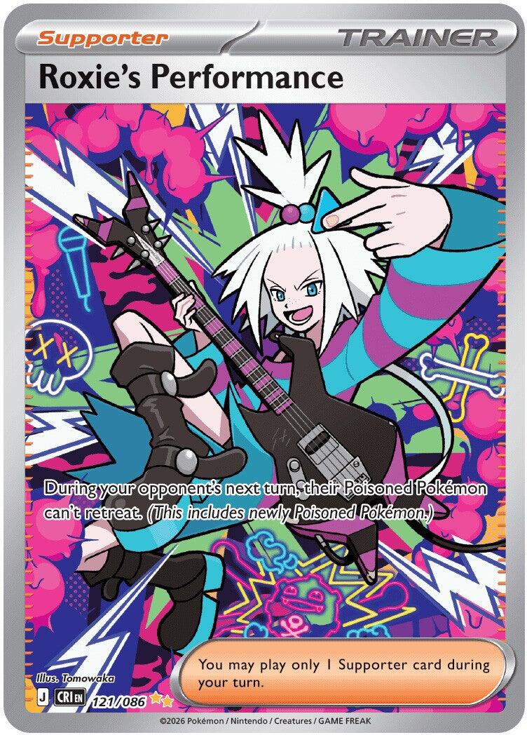 Roxie's Performance (121/086) [Mega Evolution: Chaos Rising] | I Want That Stuff Brandon