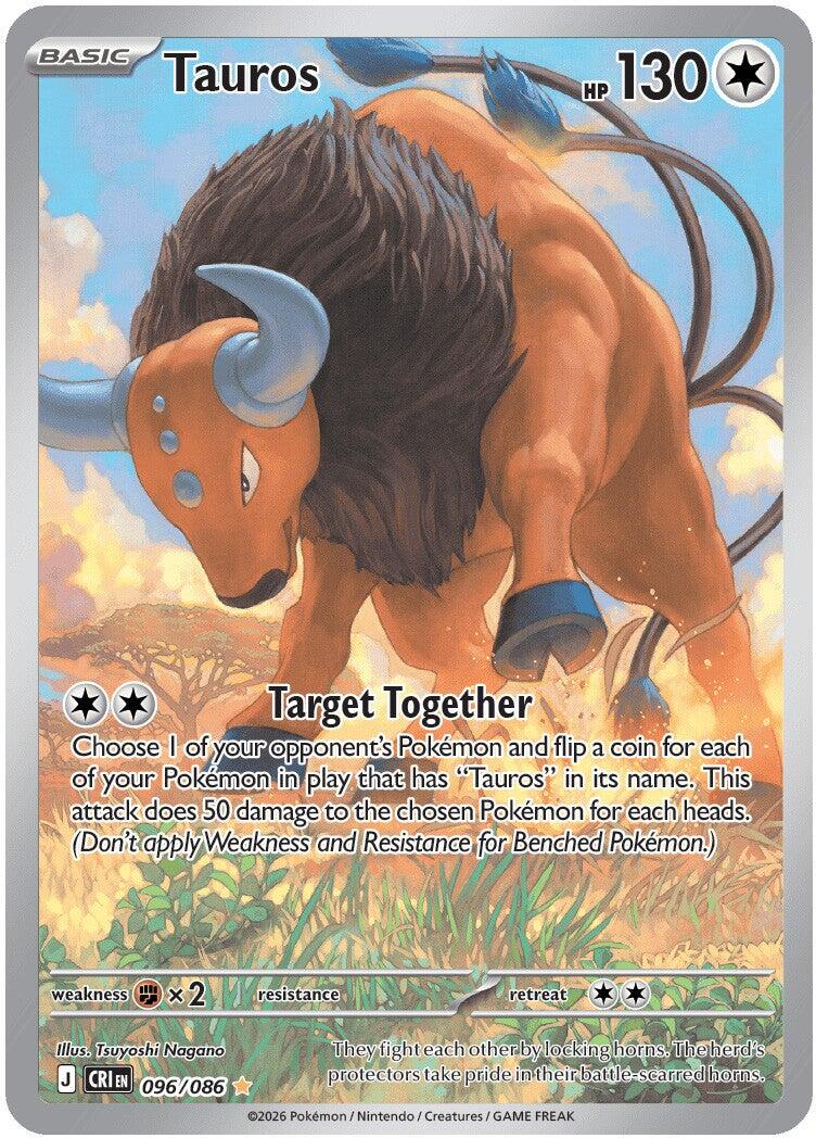 Tauros (096/086) [Mega Evolution: Chaos Rising] | I Want That Stuff Brandon