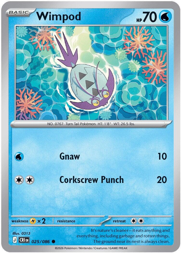 Wimpod (025/086) [Mega Evolution: Chaos Rising] | I Want That Stuff Brandon
