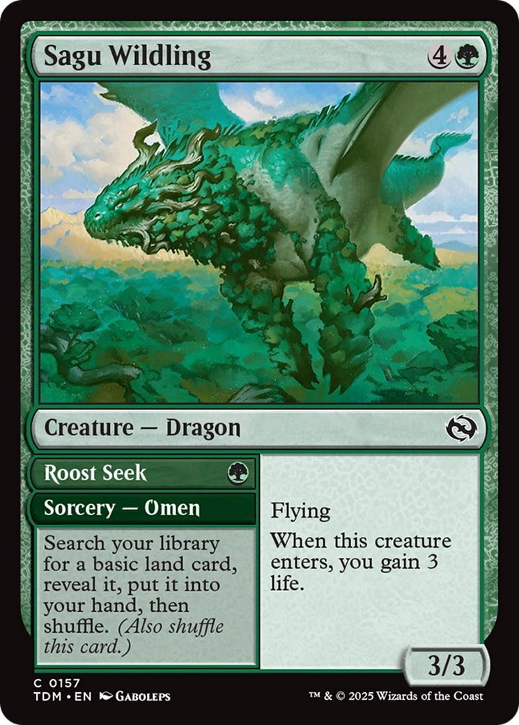 Sagu Wildling [Tarkir: Dragonstorm] | I Want That Stuff Brandon