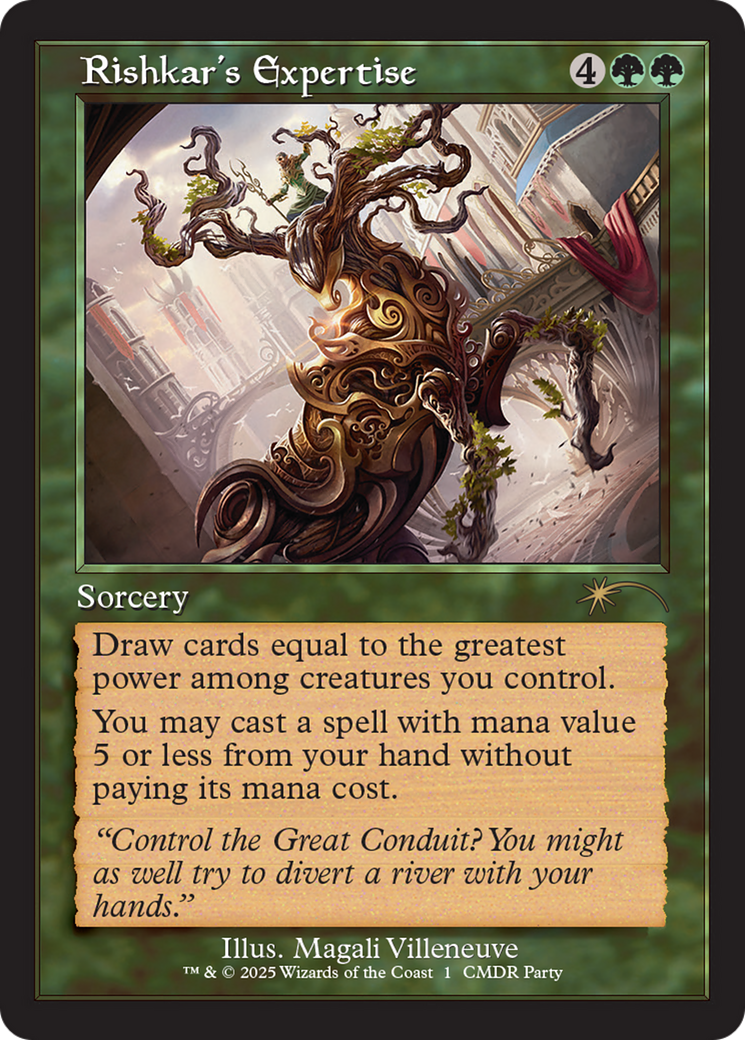 Rishkar's Expertise (Retro Frame) [Wizards Play Network 2025] | I Want That Stuff Brandon