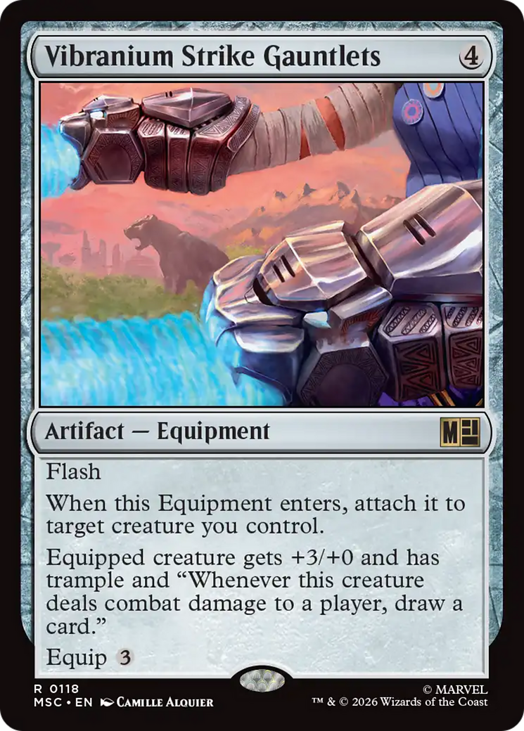 Vibranium Strike Gauntlets (Surge Foil) [Marvel Super Heroes Commander] | I Want That Stuff Brandon