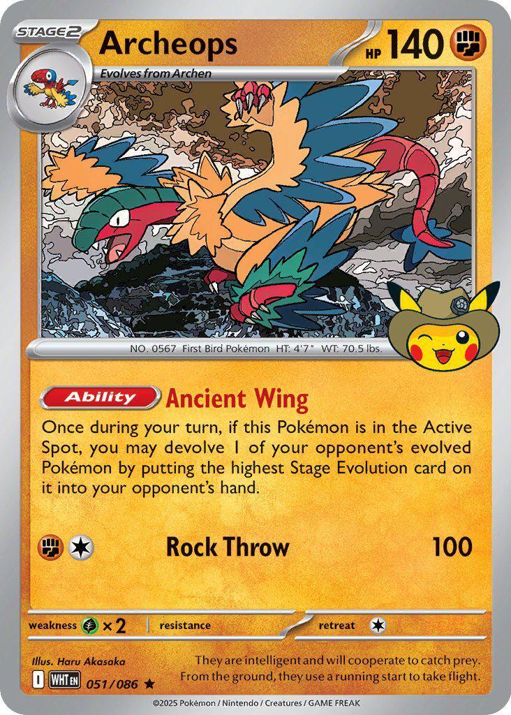 Archeops (051/086) - 051 (Fossil Museum Exclusive) [Mega Evolution Promo] | I Want That Stuff Brandon