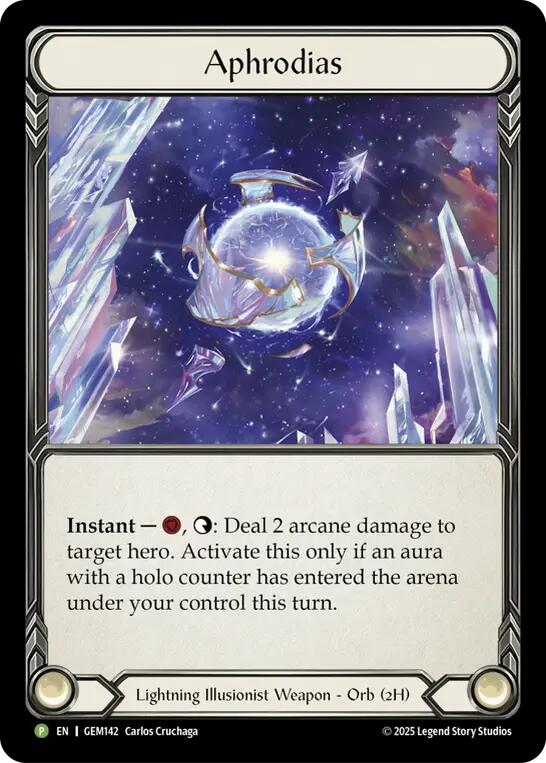 Aphrodias [GEM142-CF] (GEM Pack 5)  Cold Foil | I Want That Stuff Brandon