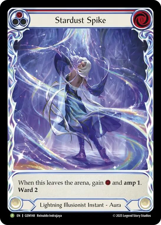Stardust Spike (Red) [GEM148-CF] (GEM Pack 5)  Cold Foil | I Want That Stuff Brandon