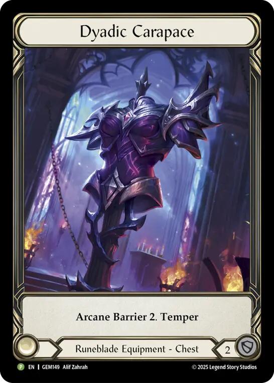 Dyadic Carapace [GEM149-RF] (GEM Pack 5)  Rainbow Foil | I Want That Stuff Brandon