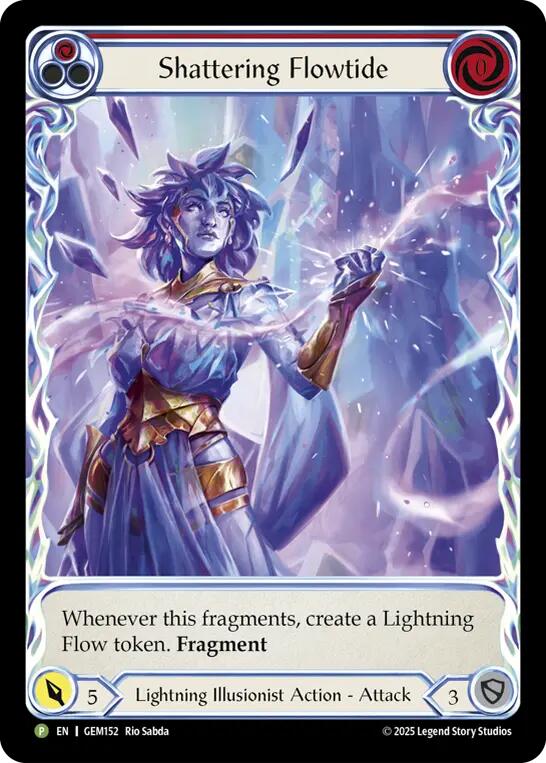 Shattering Flowtide (Red) [GEM152] (GEM Pack 5) | I Want That Stuff Brandon