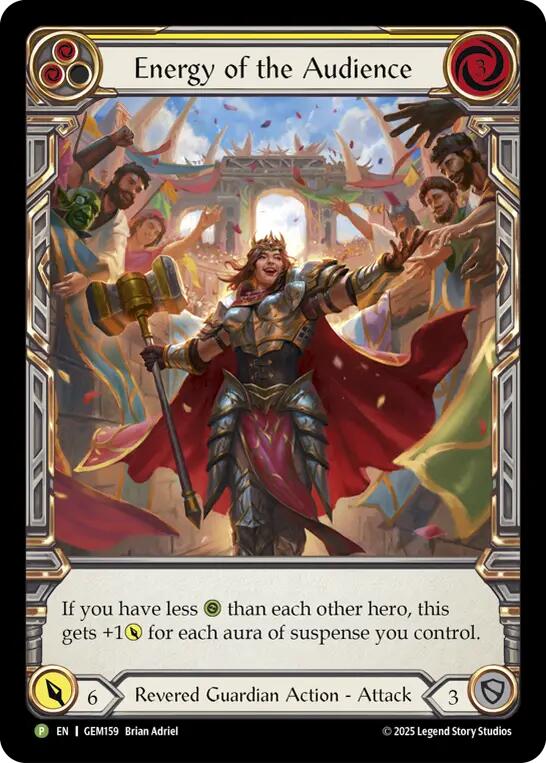 Energy of the Audience (Yellow) [GEM159] (GEM Pack 5) | I Want That Stuff Brandon