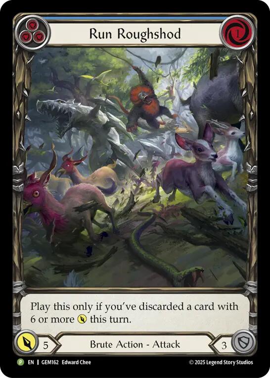 Run Roughshod (Blue) [GEM162] (GEM Pack 5) | I Want That Stuff Brandon