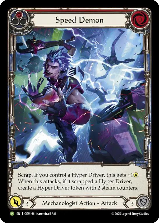 Speed Demon (Red) [GEM166] (GEM Pack 5) | I Want That Stuff Brandon