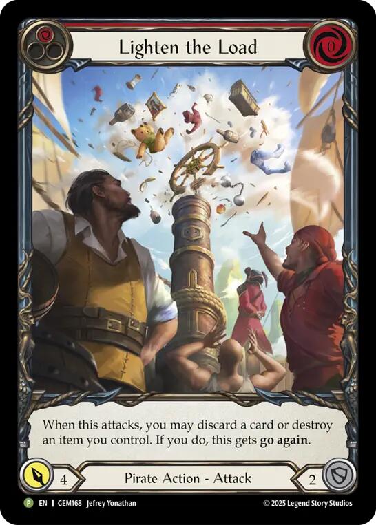 Lighten the Load (Red) [GEM168] (GEM Pack 5) | I Want That Stuff Brandon