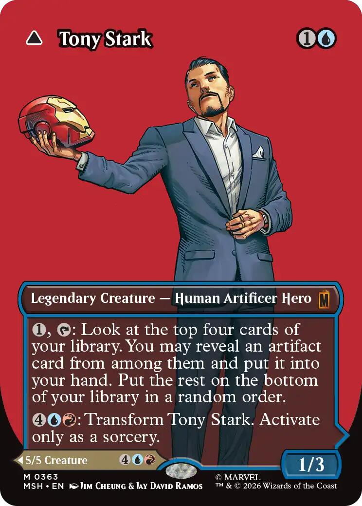 Tony Stark (Borderless) (0363) [Marvel Super Heroes] | I Want That Stuff Brandon