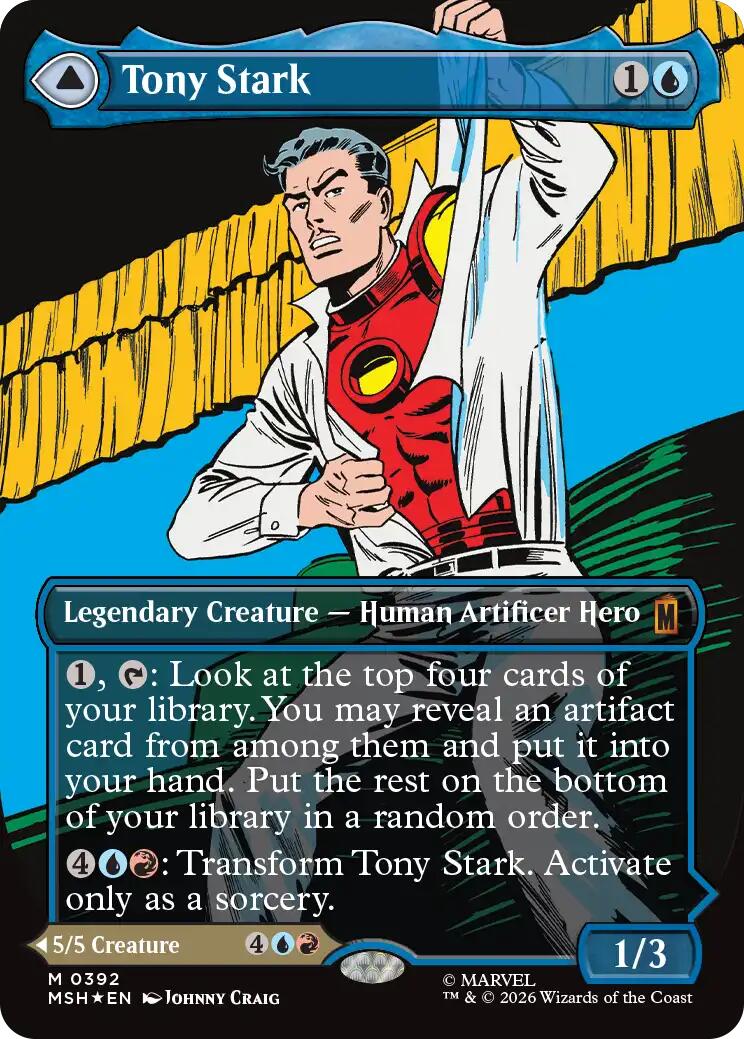 Tony Stark (Borderless) (0392) [Marvel Super Heroes] | I Want That Stuff Brandon
