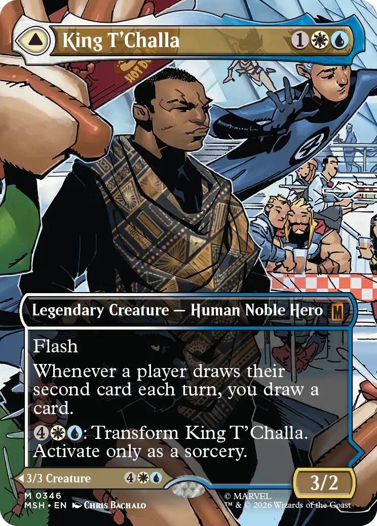 King T'Challa (Borderless) (0346) [Marvel Super Heroes] | I Want That Stuff Brandon