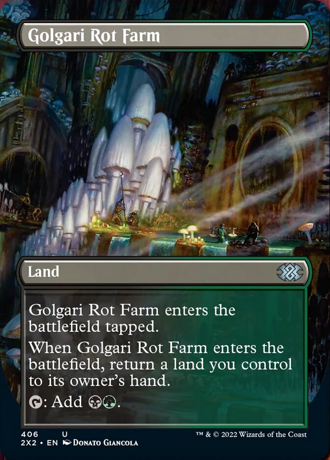 Golgari Rot Farm (Borderless Alternate Art) [Double Masters 2022] | I Want That Stuff Brandon