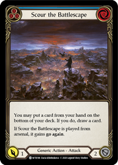 Scour the Battlescape (Blue) [U-WTR196] (Welcome to Rathe Unlimited)  Unlimited Rainbow Foil | I Want That Stuff Brandon