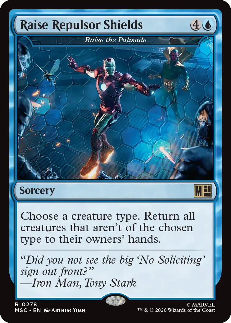Raise Repulsor Shields - Raise the Palisade [Marvel Super Heroes Commander] | I Want That Stuff Brandon