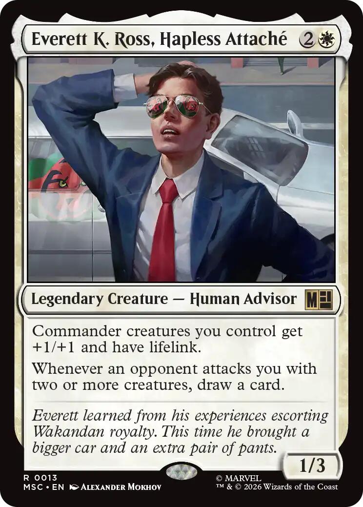 Everett K. Ross, Hapless Attache (Surge Foil) [Marvel Super Heroes Commander] | I Want That Stuff Brandon